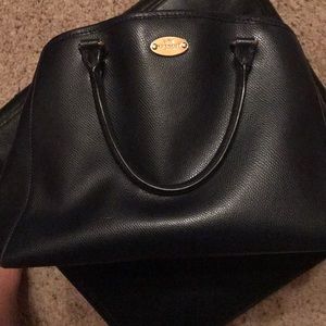 Navy Blue coach purse and wallet